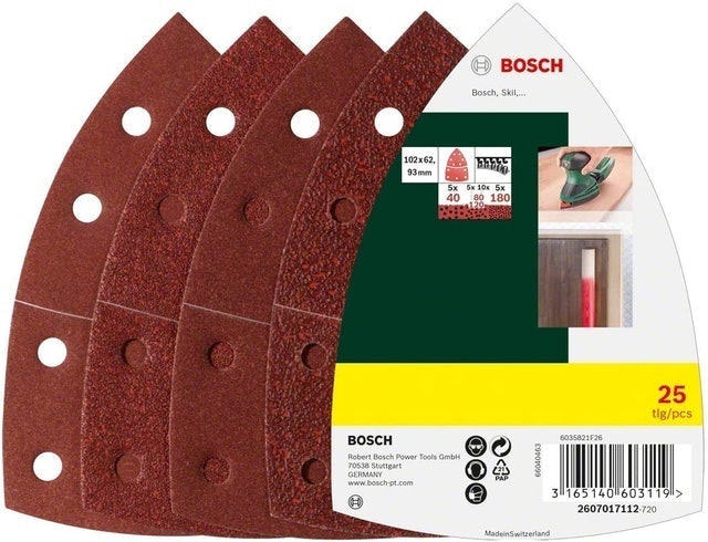 Bosch  25-Piece Sanding Sheet Set 1