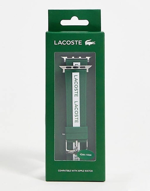 Lacoste Smart Watch Strap in Green 1