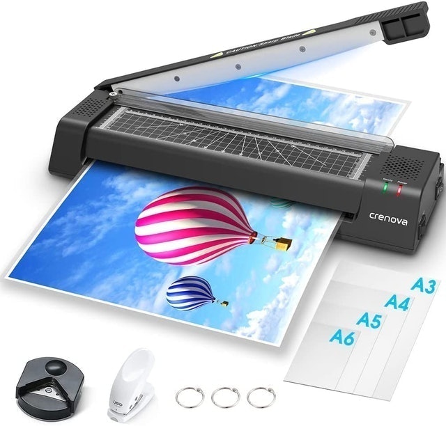 Crenova A3 Laminator with Built-in Paper Trimmer 1
