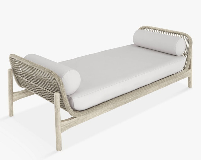 John Lewis & Partners  Cradle Rope 2-Seat Garden Day Bed 1