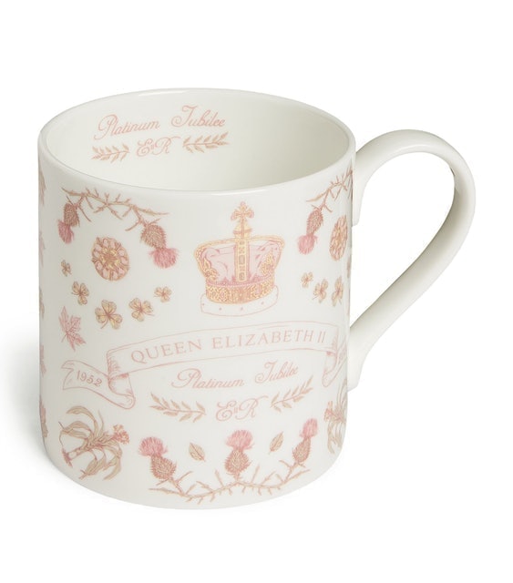 Harrods Queen Elizabeth II Platinum Jubilee Mug 1