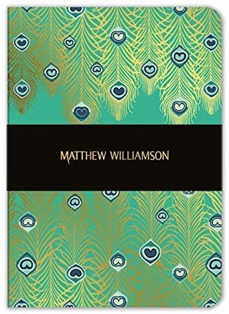 Museums & Galleries Matthew Williamson A5 Jade Peacock Notebook 1