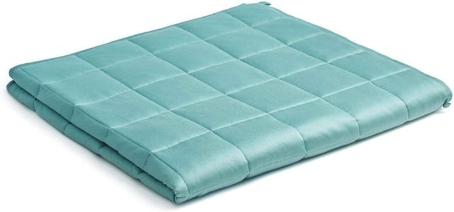 YnM Bamboo Weighted Blanket, Sea Grass  1