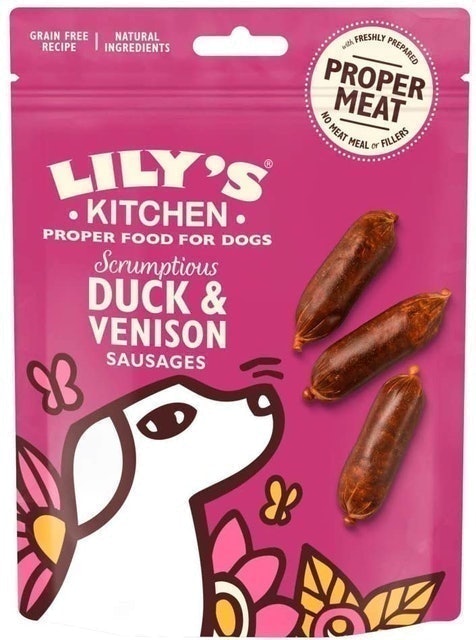 Lily's Kitchen Scrumptious Duck & Venison Sausages 1