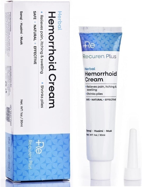 Recurren Plus Natural Herbal Hemorrhoid Cream 1