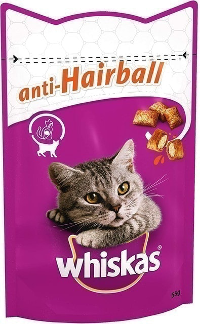 Whiskas Anti-Hairball Cat Treats 1
