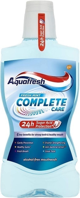 Aquafresh Complete Care Mouthwash with Fluoride 1