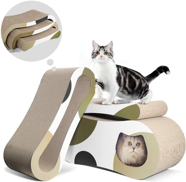 ComSaf 3-in-1 Scratching Lounge Bed 1