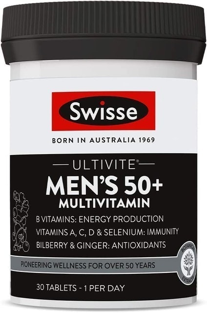 Swisse Ultivite Men's 50 Plus Daily Multivitamin 1
