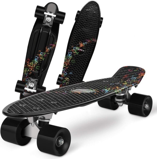 Gonex Mini Cruiser Skateboard for Girls & Boys 1
