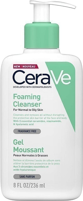 CervaVe Foaming Cleanser for Normal to Oily Skin 1
