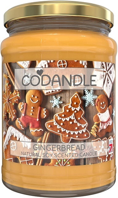 Codandle Vegan Natural Soy Christmas Scented Candle 1