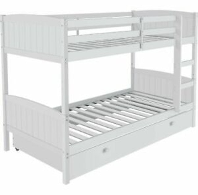 Argos Home Detachable Bunk Bed, Drawer & 2 Mattresses 1