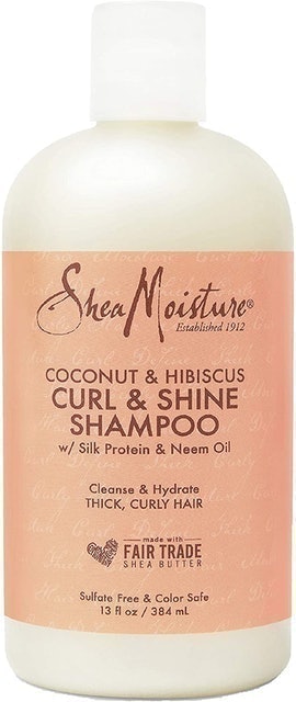 Shea Moisture Coconut & Hibiscus Curl & Shine Shampoo 1