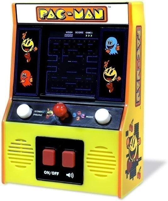 Basic Fun Classics Pac-Man Color LCD Retro Mini Arcade Game 1