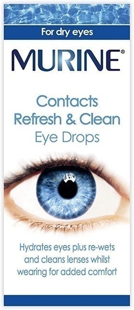 Murine Contacts Refresh & Clean Eye Drops 1