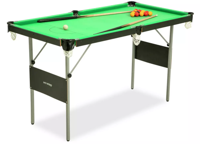 Hy-Pro 4ft 6in Folding Snooker and Pool Table 1