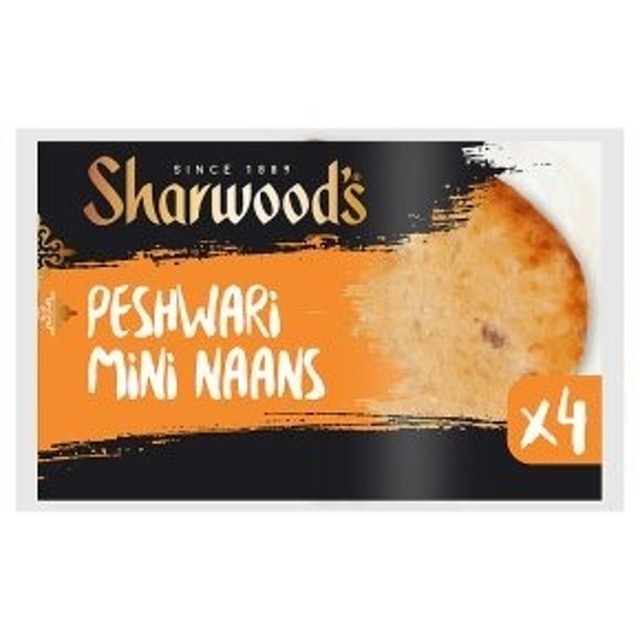 Sharwood's Mini Peshwari Naans 1