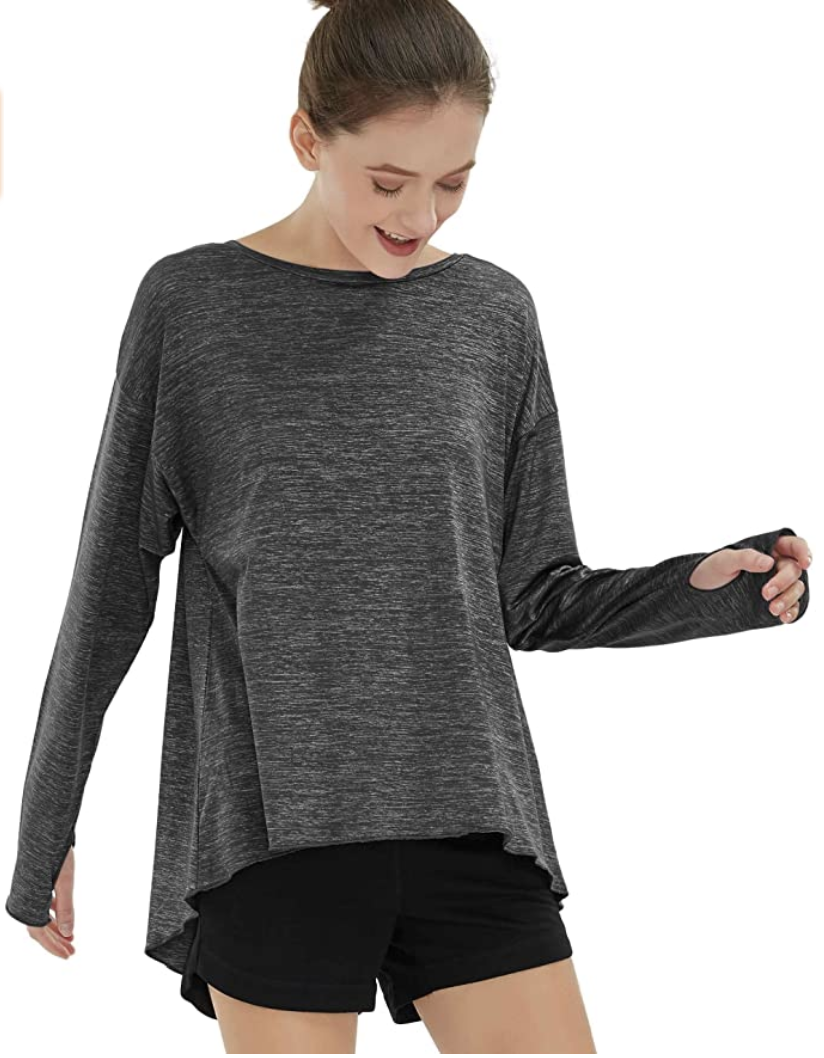 long sleeve yoga top uk