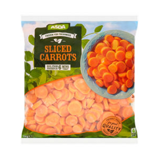 ASDA Frozen for Freshness Sliced Carrots 1