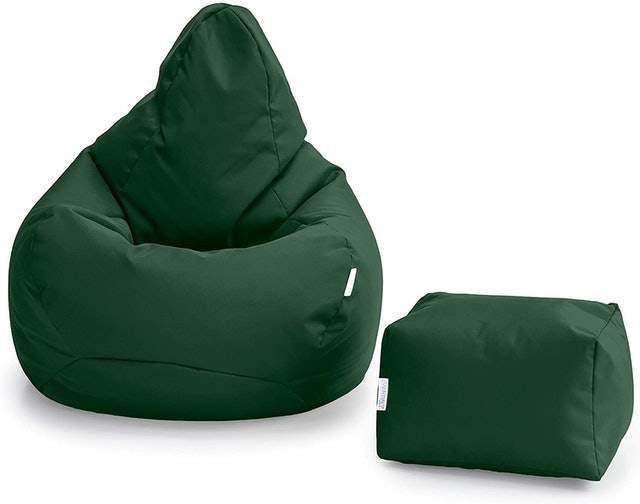 Loft 25 Bean Bag Gamer Chair With Footstool 1