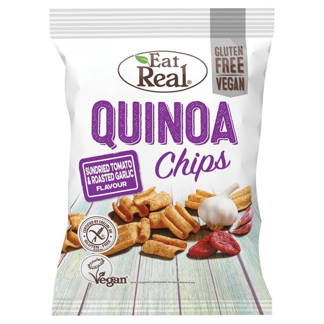 Eat Real Quinoa Sun Dried Tomato & Garlic Flavoured Chips 1