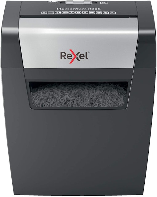 Rexel Momentum X308 Cross-Cut Paper Shredder 1
