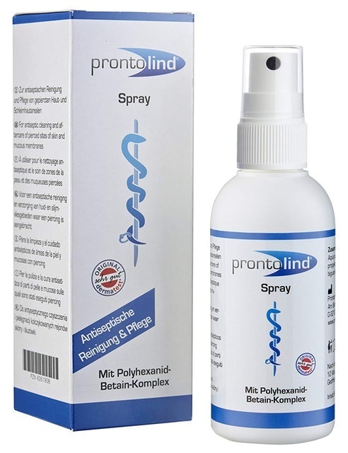 Prontolind Antibacterial Spray for Piercings, Tunnels and Body Mods 1