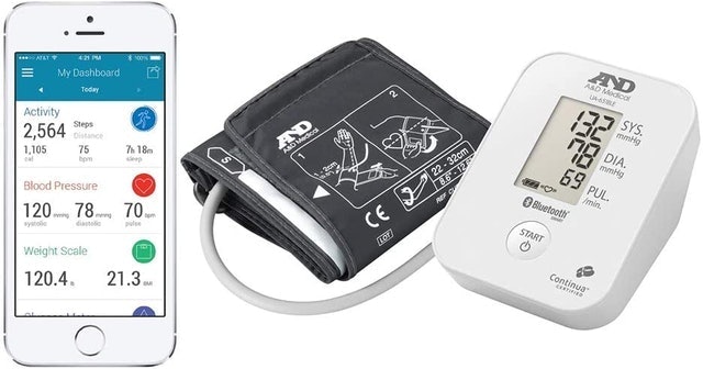 A&D Medical  Connected Upper Arm Blood Pressure Monitor 1
