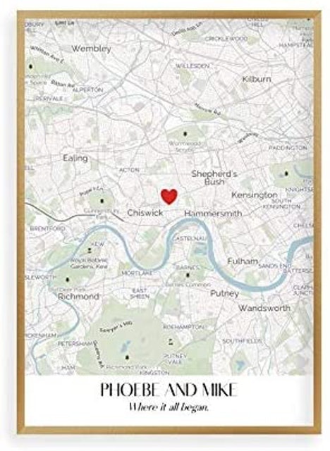 Blim & Blum Personalised Special Place Map Print 1