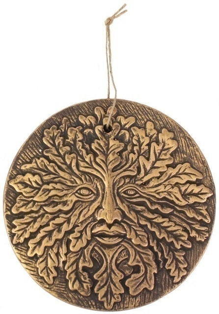 Something Different Wholesale Green Man Hanging Wall Plaque 1