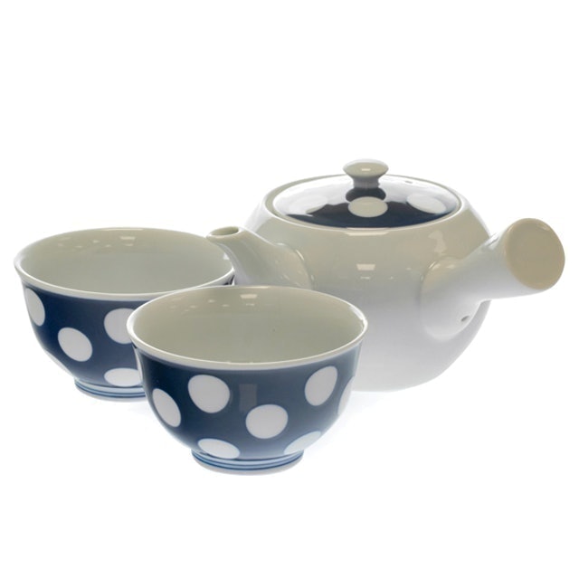 Japan Centre Ceramic Polka Dot Tea Set 1
