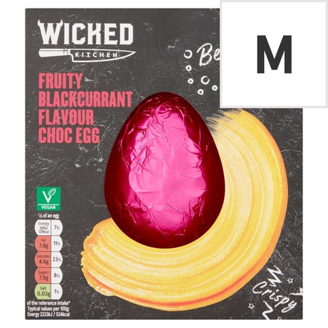 Wicked Kitchen Fruity Blackcurrant Flavour Choc Egg 1