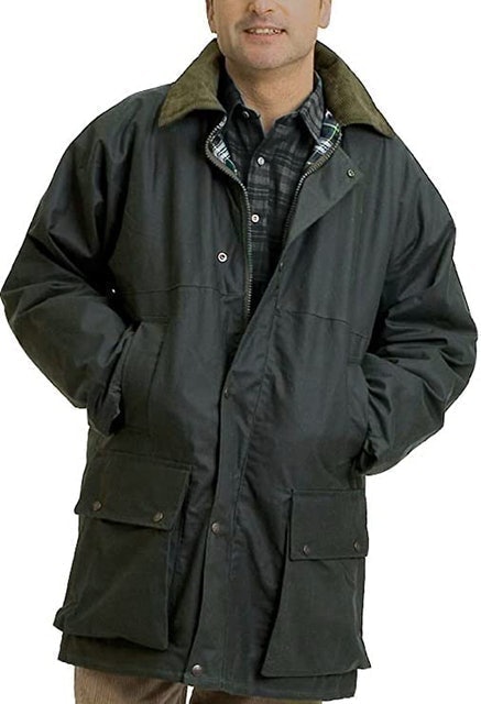 Country Leisure Wear British Quilted Wax Rain Jacket 1