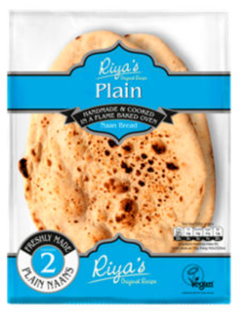 Riya's Original Recipe Plain Naan Breads 1