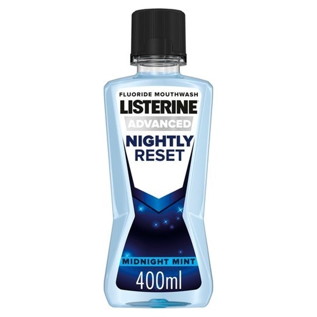 Listerine  Advanced Nightly Reset Midnight Mouthwash 1