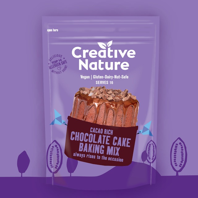 Creative Nature Cacao Rich Chocolate Cake Baking Mix 1