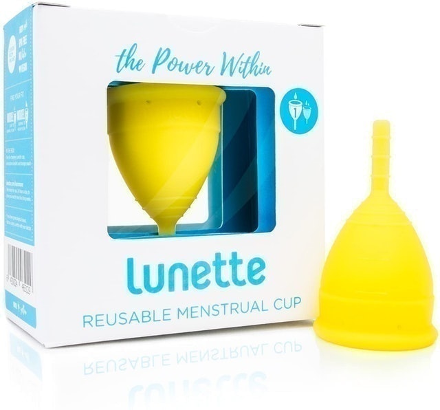 Lunette Yellow Model 1 Menstrual Cup 1