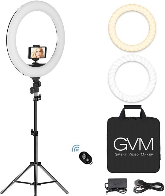 GVM Ring Light with Stand 18" 1