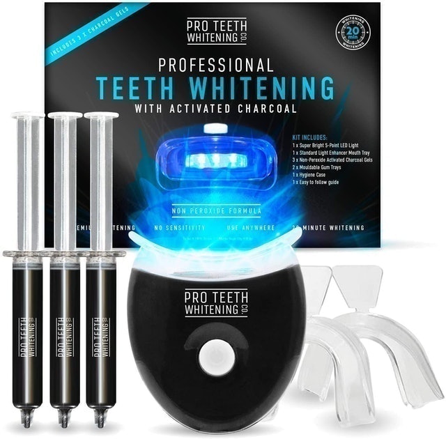 Pro Teeth Whitening Co Store Premium Teeth Whitening Kit With Activated Charcoal 1