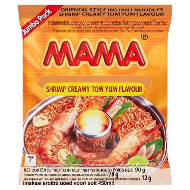 Mama  Shrimp Creamy Tom Yum Flavour Instant Noodles  1