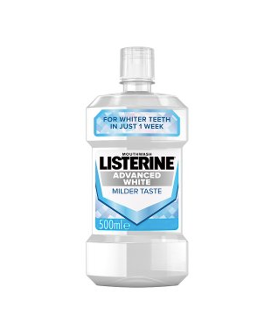 Listerine Advanced White Milder Taste Mouthwash 1