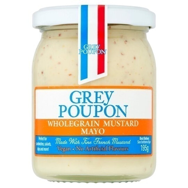 Grey Poupon Wholegrain Vegan Mayonnaise 1
