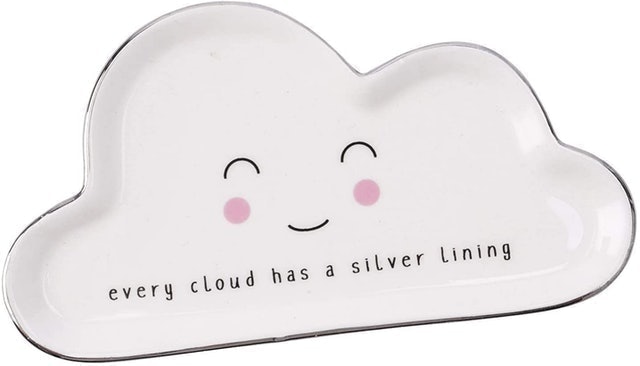 CGB Giftware 'Every Cloud Has A Silver Lining' Trinket Dish 1