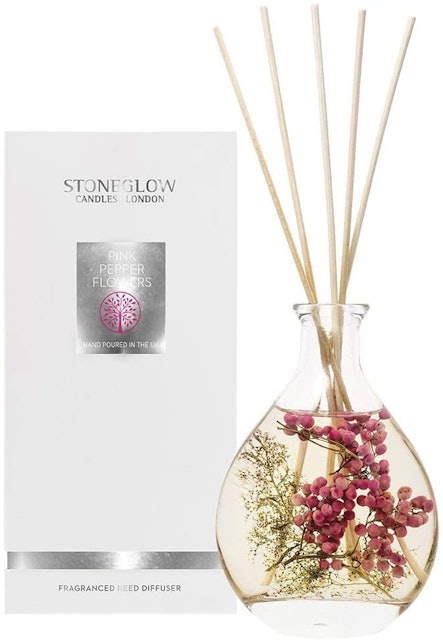 Stoneglow  Nature's Gift Pink Pepper Flowers Reed Diffuser 1