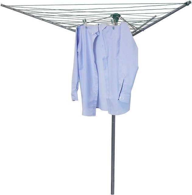 JVL 30M 3 Arm Steel Rotary Clothes Airer 1