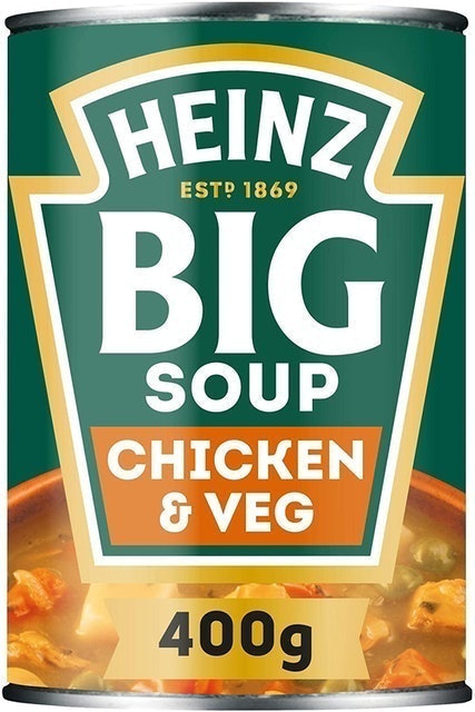 Heinz Big Soup Chicken and Veg  1