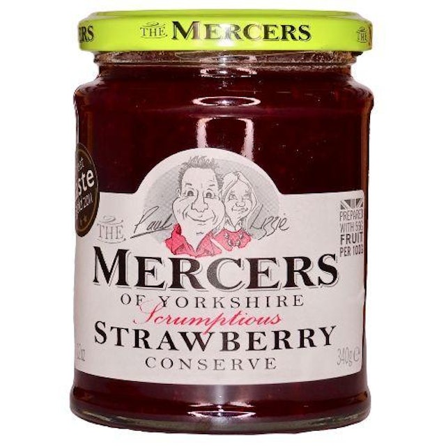 The Mercers of Yorkshire Scrumptious Strawberry Conserve 1
