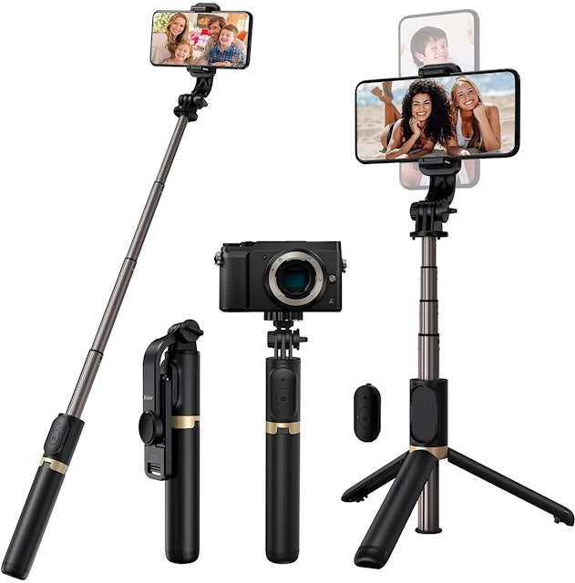 Blukar  4 in 1 Extendable Bluetooth Selfie Stick Tripod 1