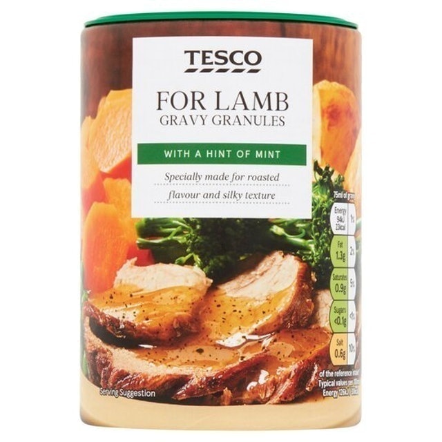 Tesco Lamb & Mint Gravy Granules 1